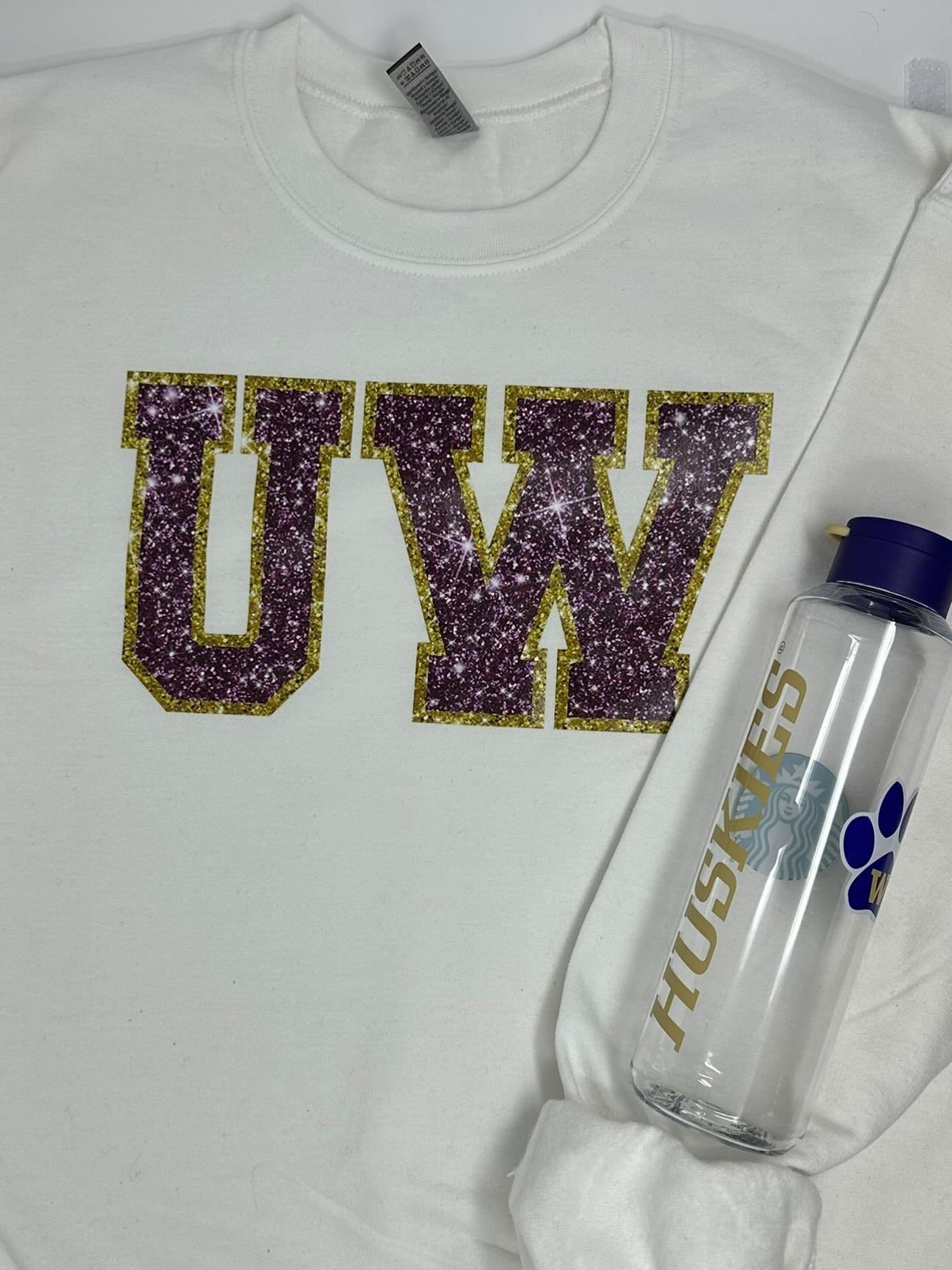 Let's go Dawgs! UW Faux sparkle